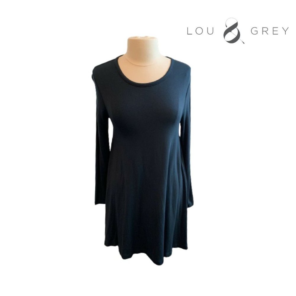 Lou & Grey Women's Long Sleeve Midi Sweater Dress